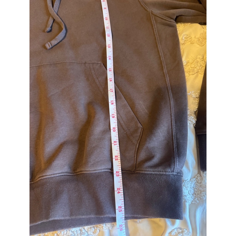 Nike Sportswear Club Fleece Hoodie Brown Pullover Sweatshirt Small BV2654-203 - Picture 4 of 5